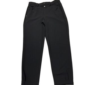 Democracy Black Ankle‎ Cropped Pegged Dress Pants 4
